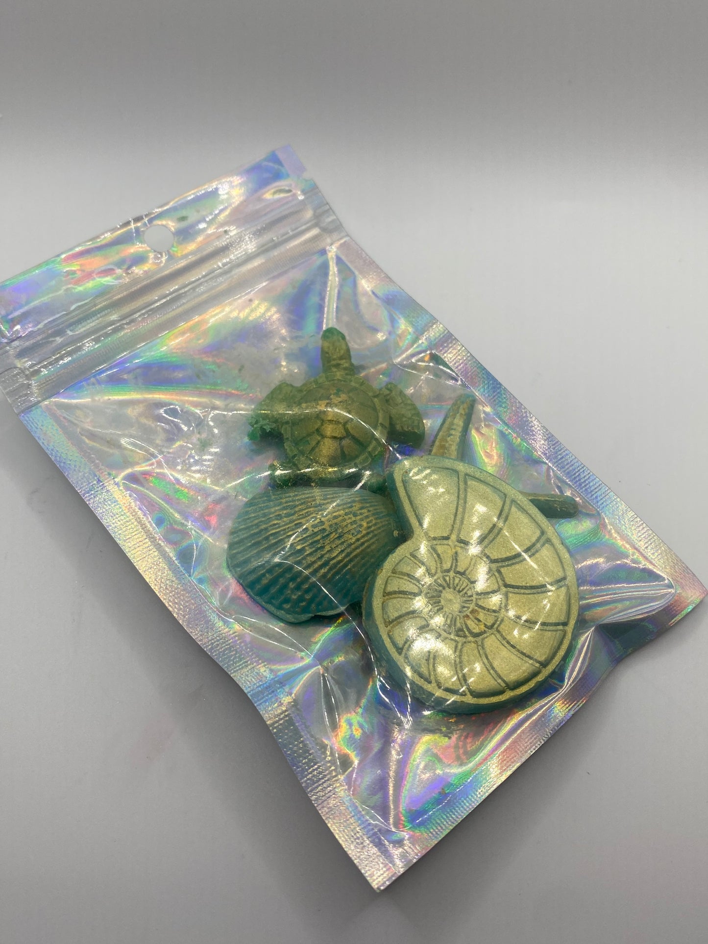 Green sea mini soaps