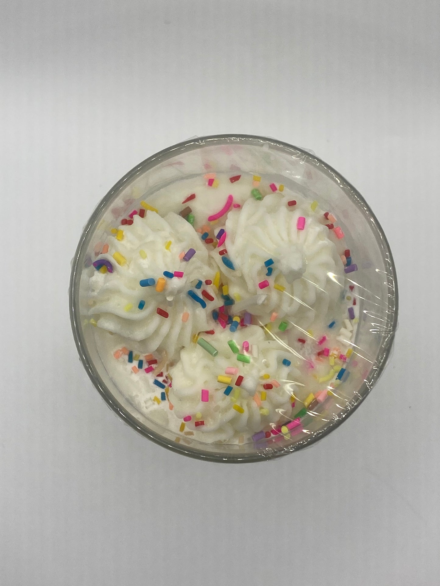 Birthday cake vanilla scented 8oz candle