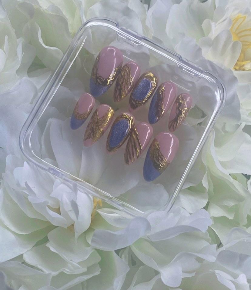 press on nails custom or premade!