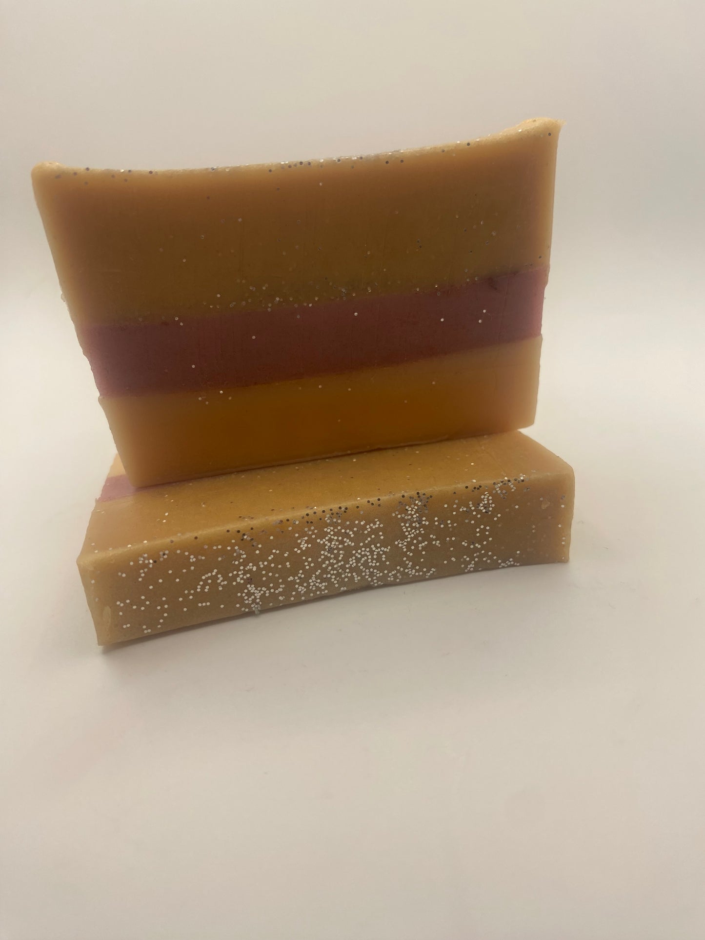 Layered Apple scented shea butter soap