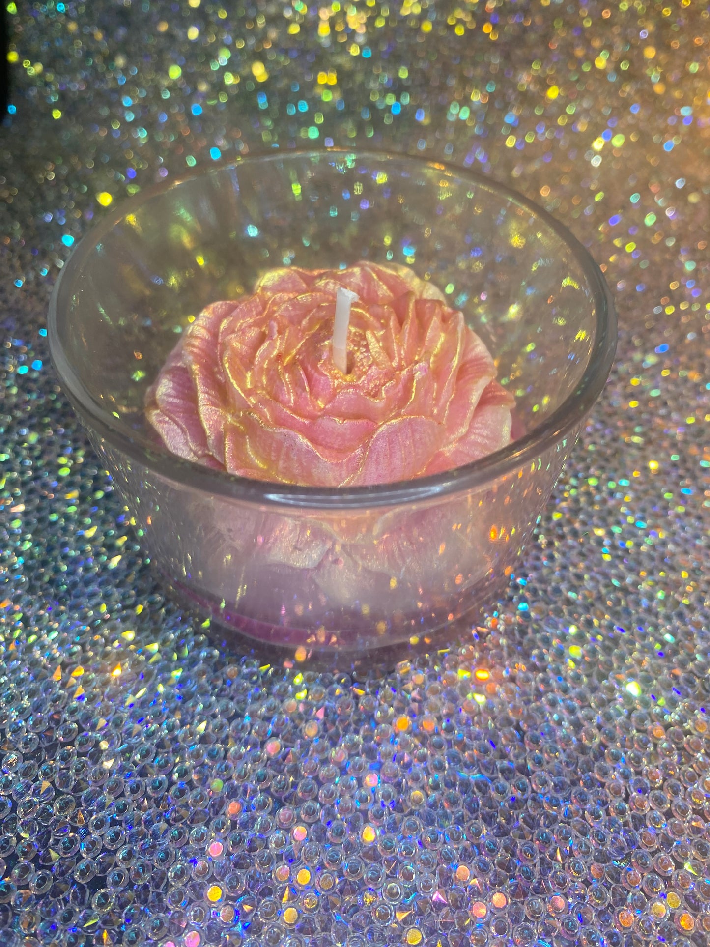 4oz Rose Flower Candles