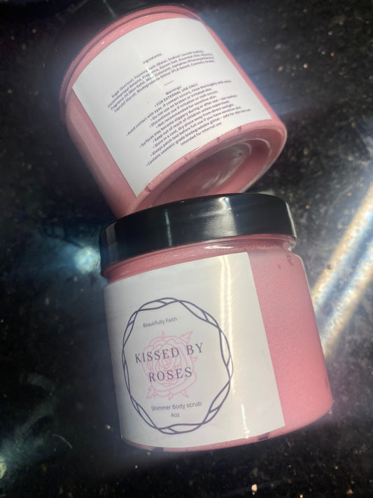 Kissed by Roses Shimmer Scrub 4oz/6oz/8oz
