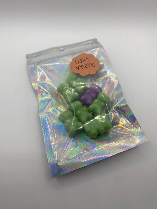 Candy scented gummy bear wax melts