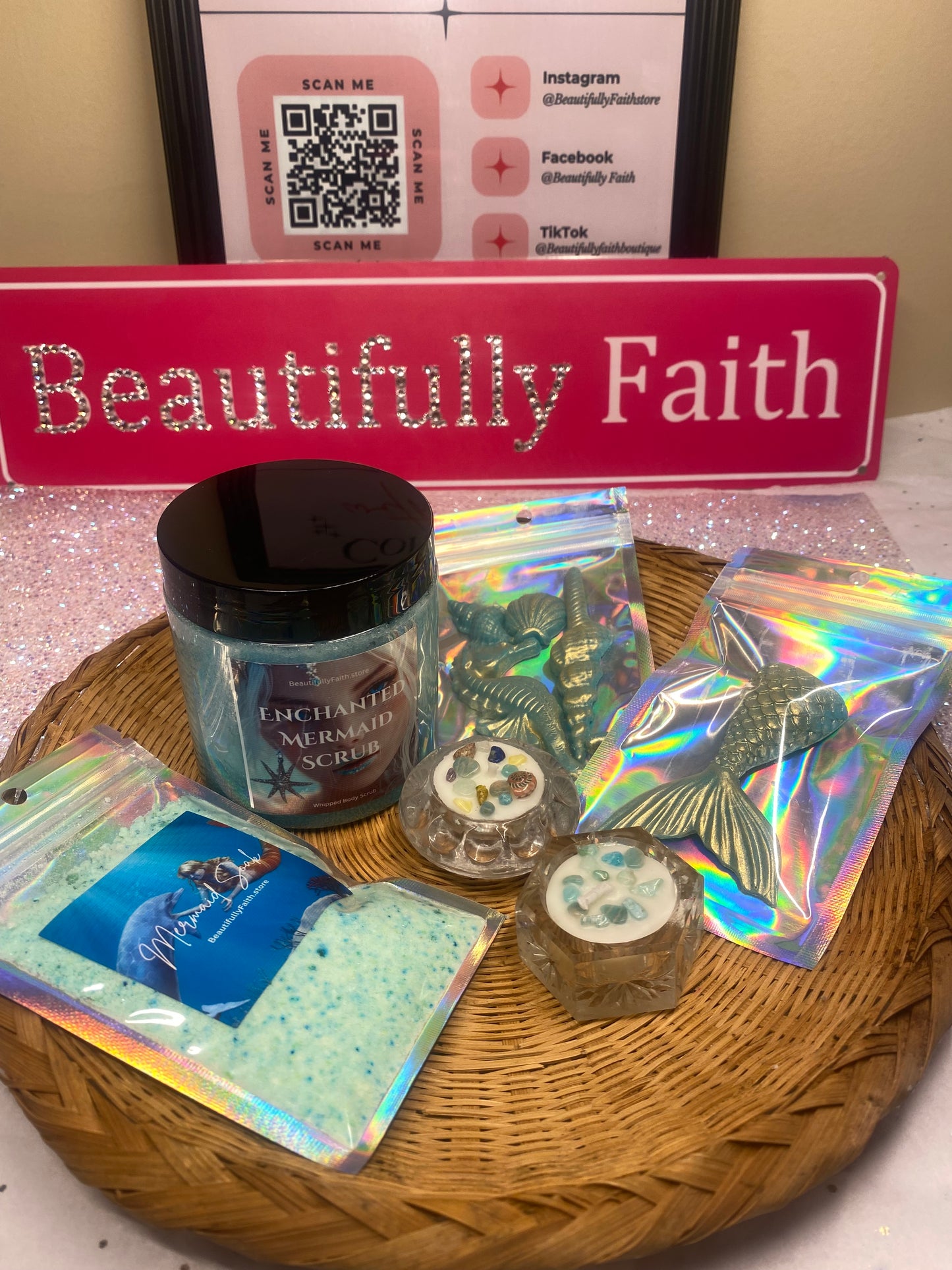 Mermaid Self Care Kit – Ocean-Inspired Relaxation Gift Set