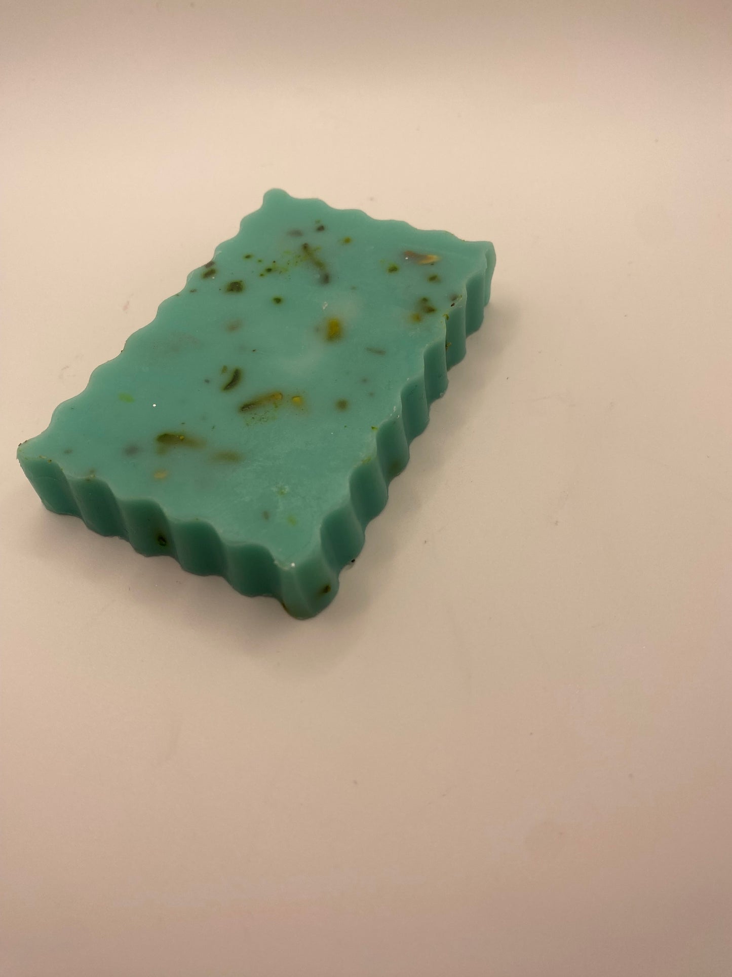 Floral shea butter soap with dried flowers