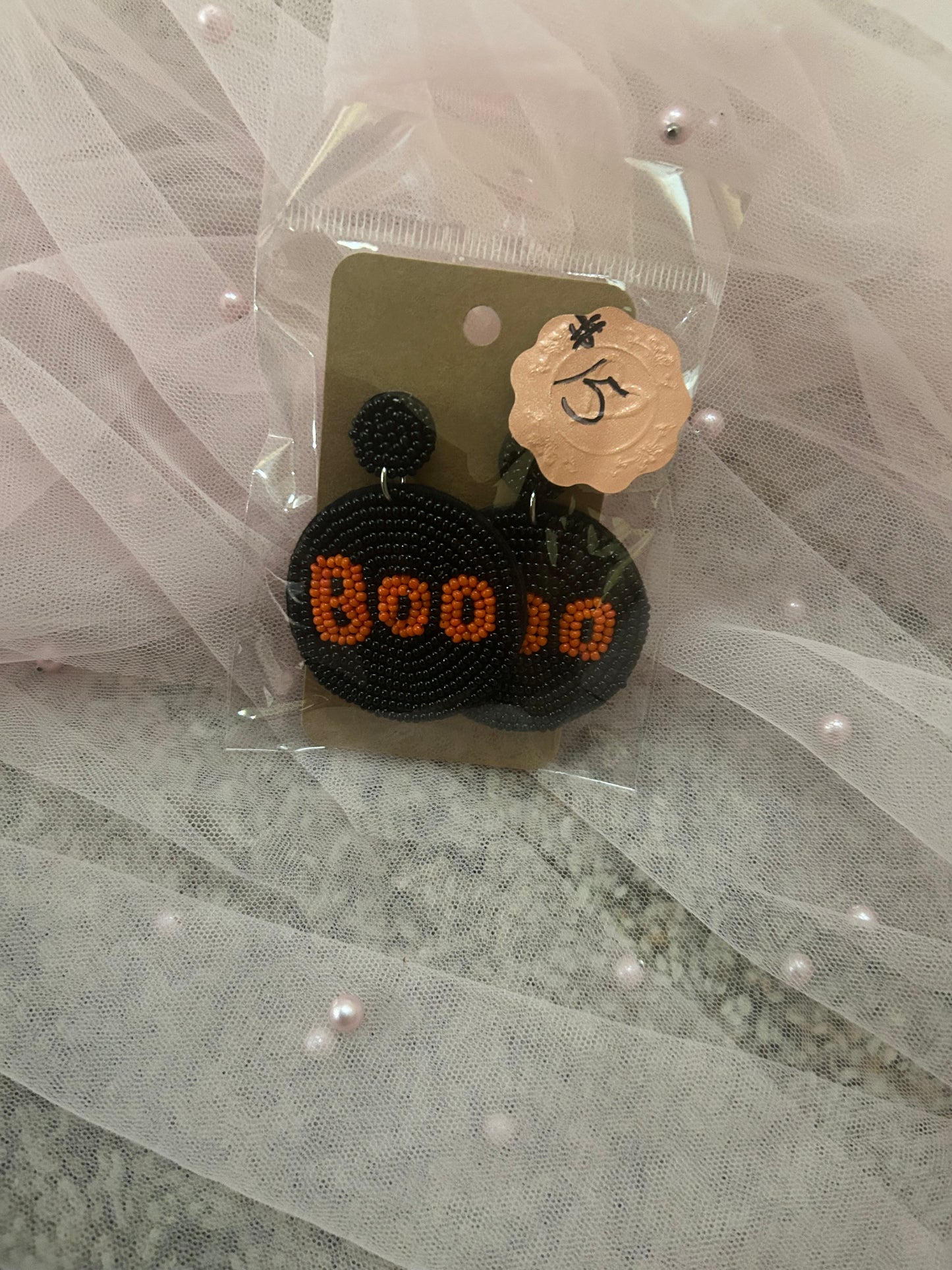 Boo earrings