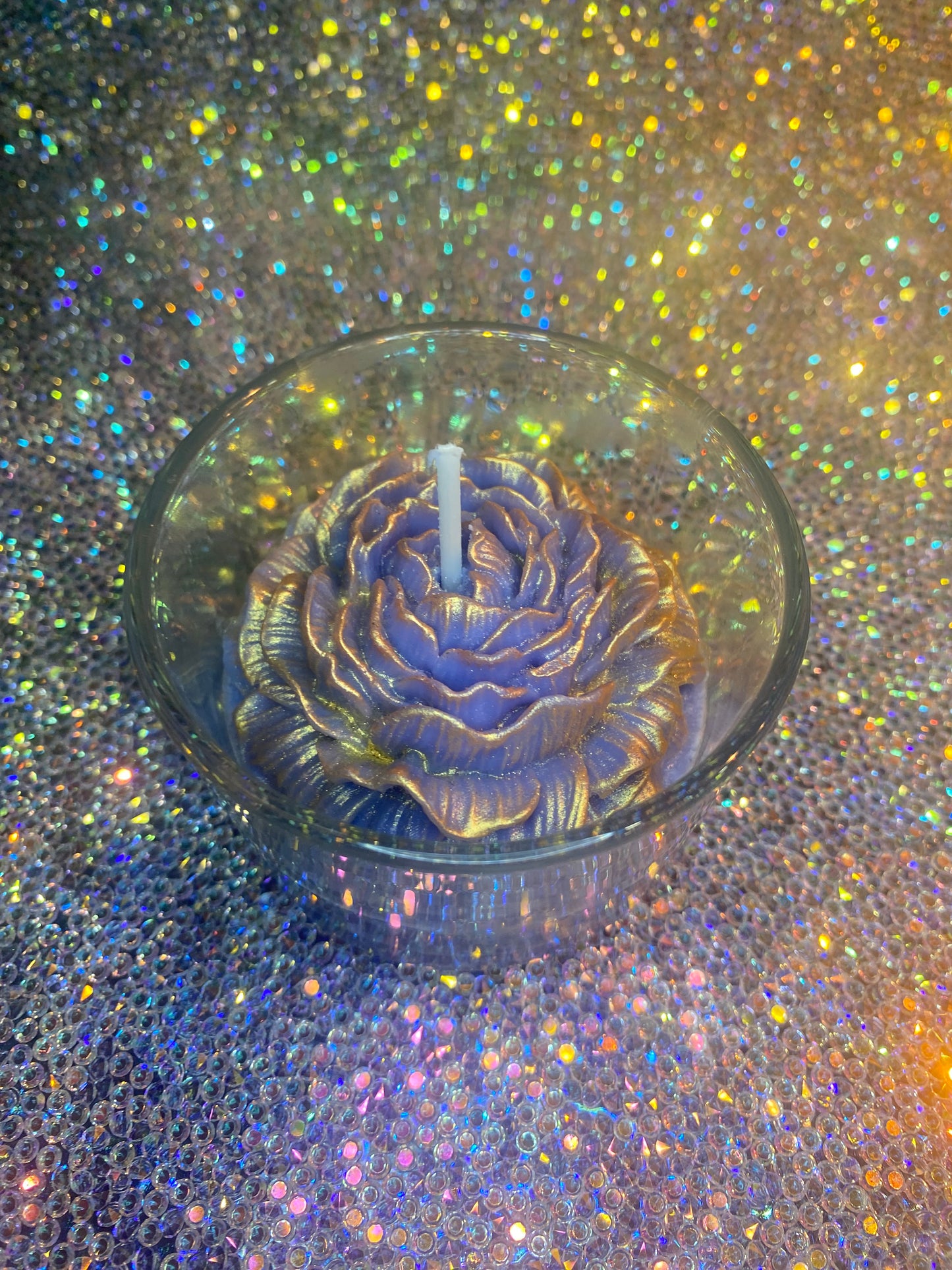 4oz Rose Flower Candles