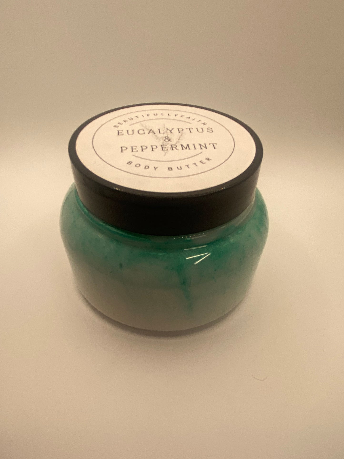 Eucalyptus & peppermint - scented shimmer lotion