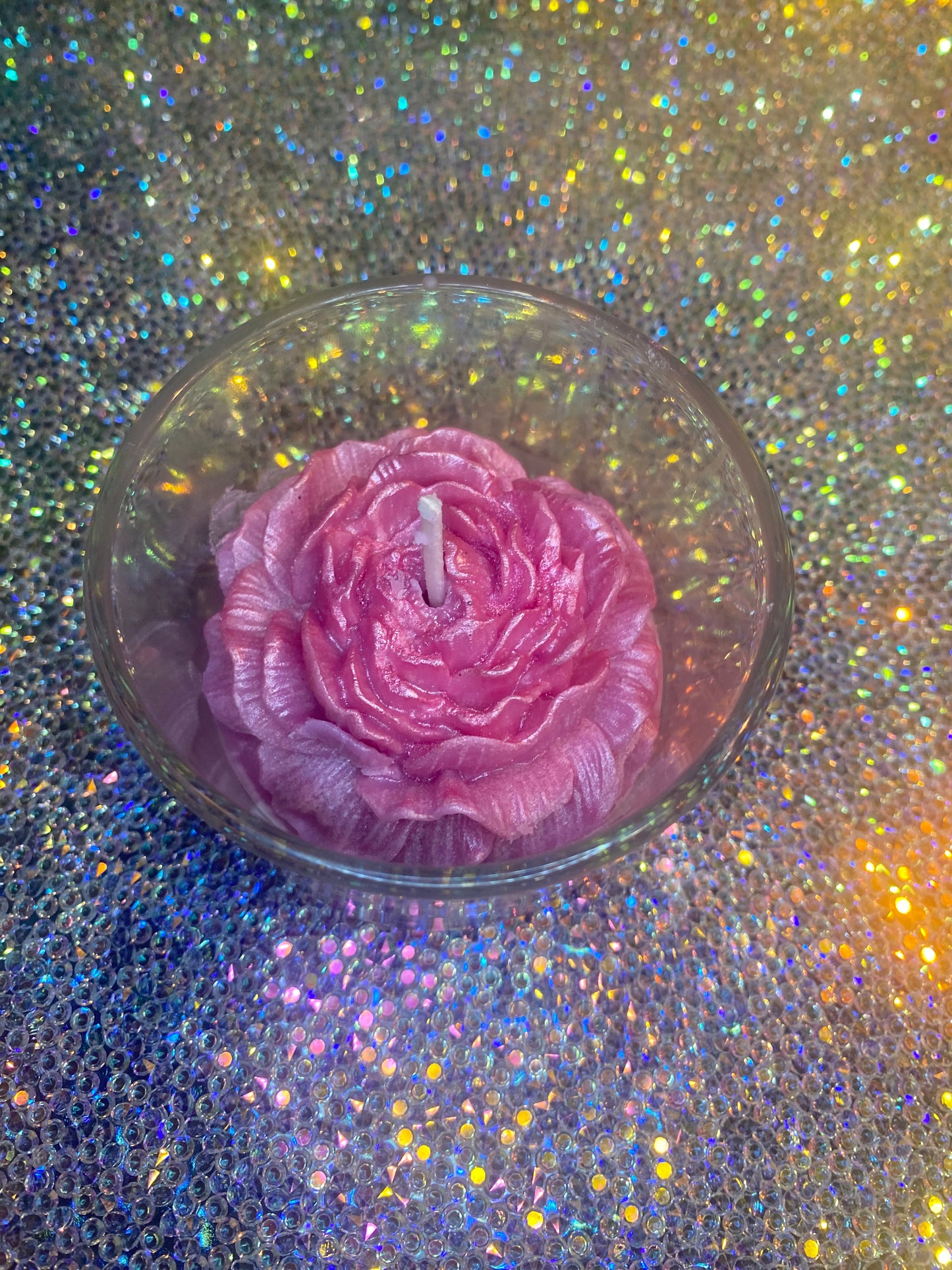 4oz Rose Flower Candles