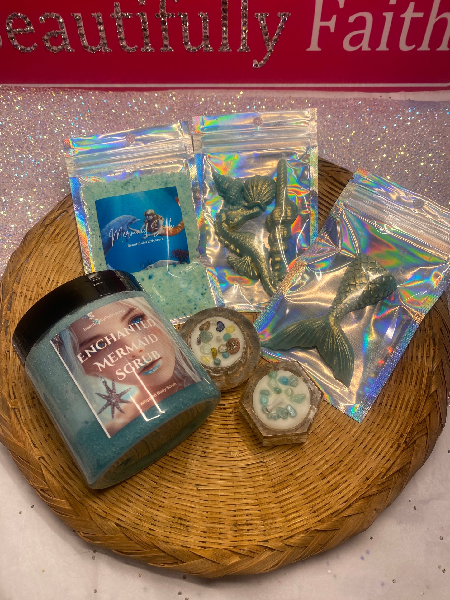 Mermaid Self Care Kit – Ocean-Inspired Relaxation Gift Set