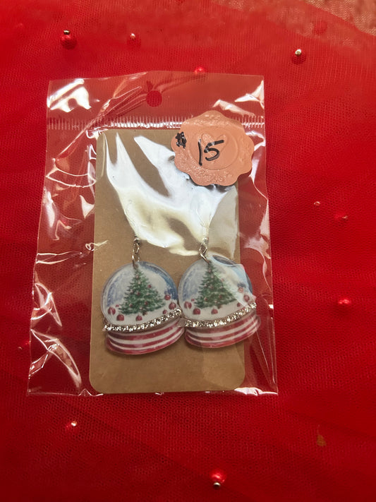 Snowglobe Earrings