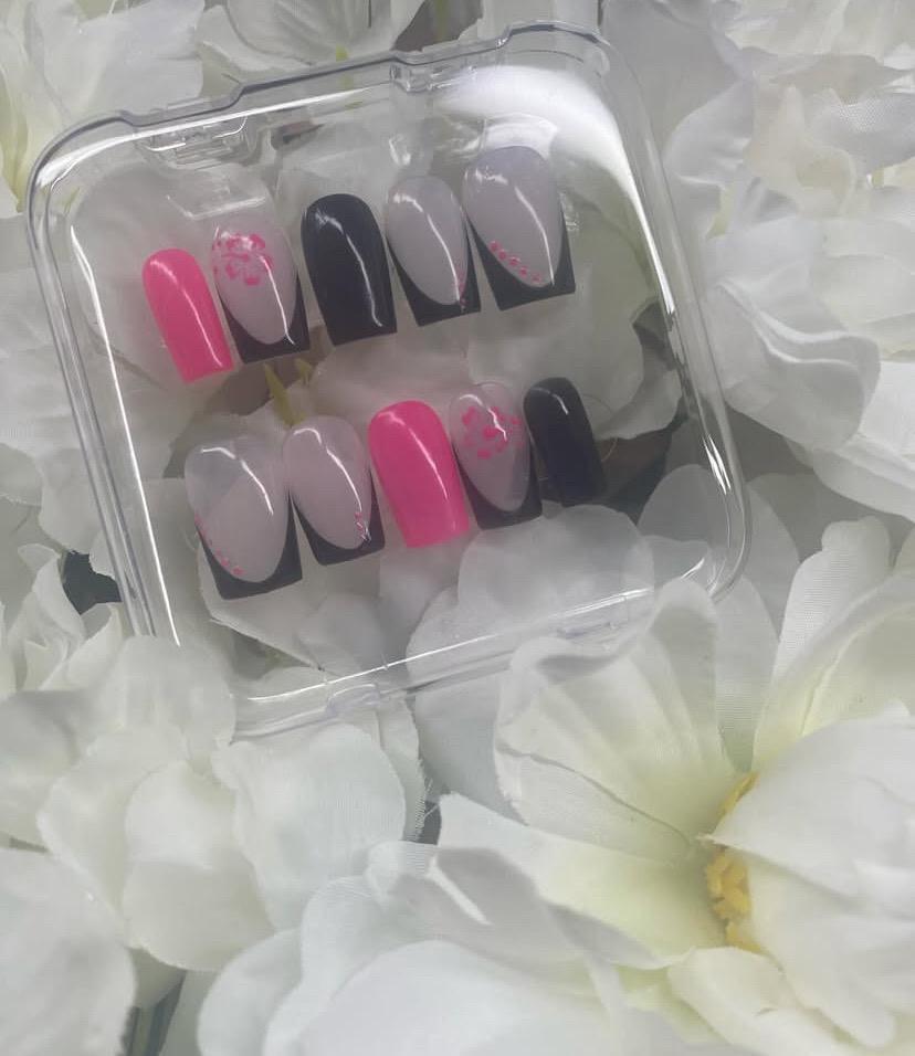 press on nails custom or premade!