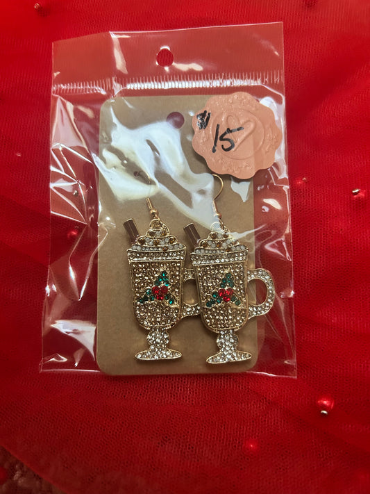 Christmas earrings