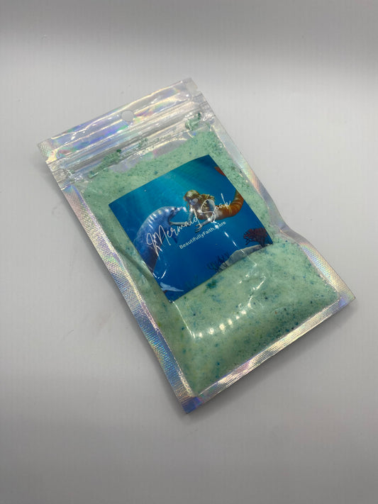 Mermaid soak scented bath fizz