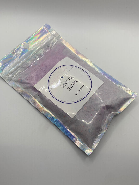 Mystic swirl scented bath fizz