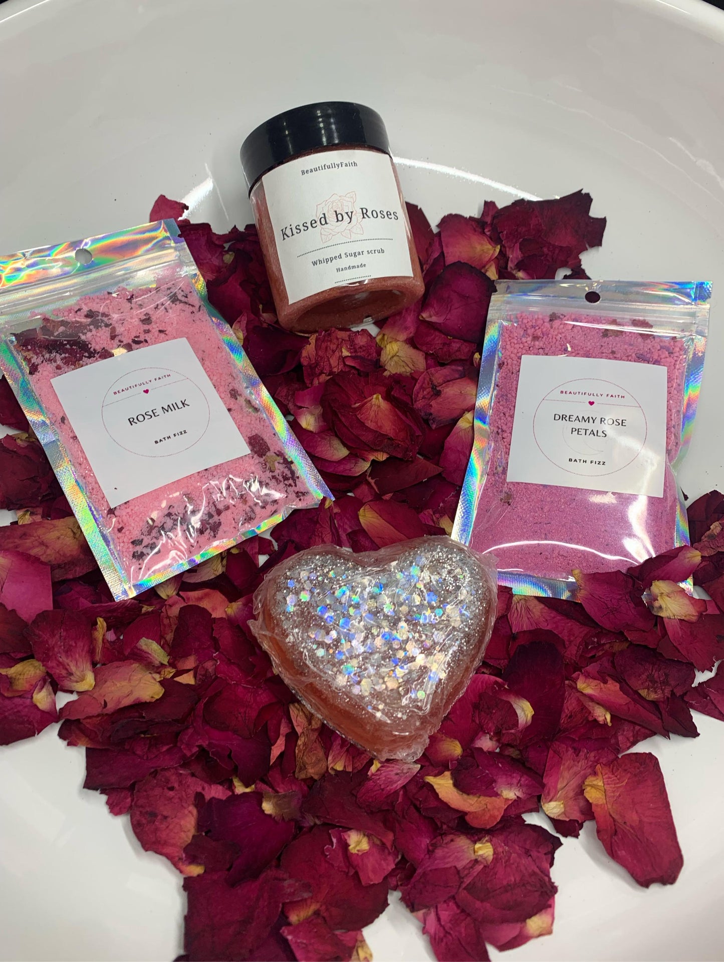 Bath Fizz Handmade Bath Bomb Powder | Relaxing Soak | Fizzy Powder | Gifts for Her | Self Care