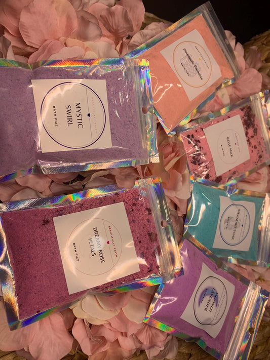 Bath Fizz Handmade Bath Bomb Powder | Relaxing Soak | Fizzy Powder | Gifts for Her | Self Care